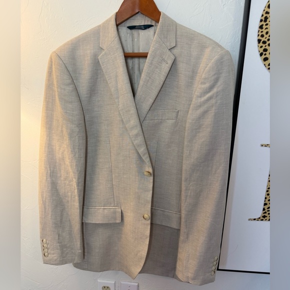 Perry Ellis Men's Beige Blazer - Picture 1 of 7